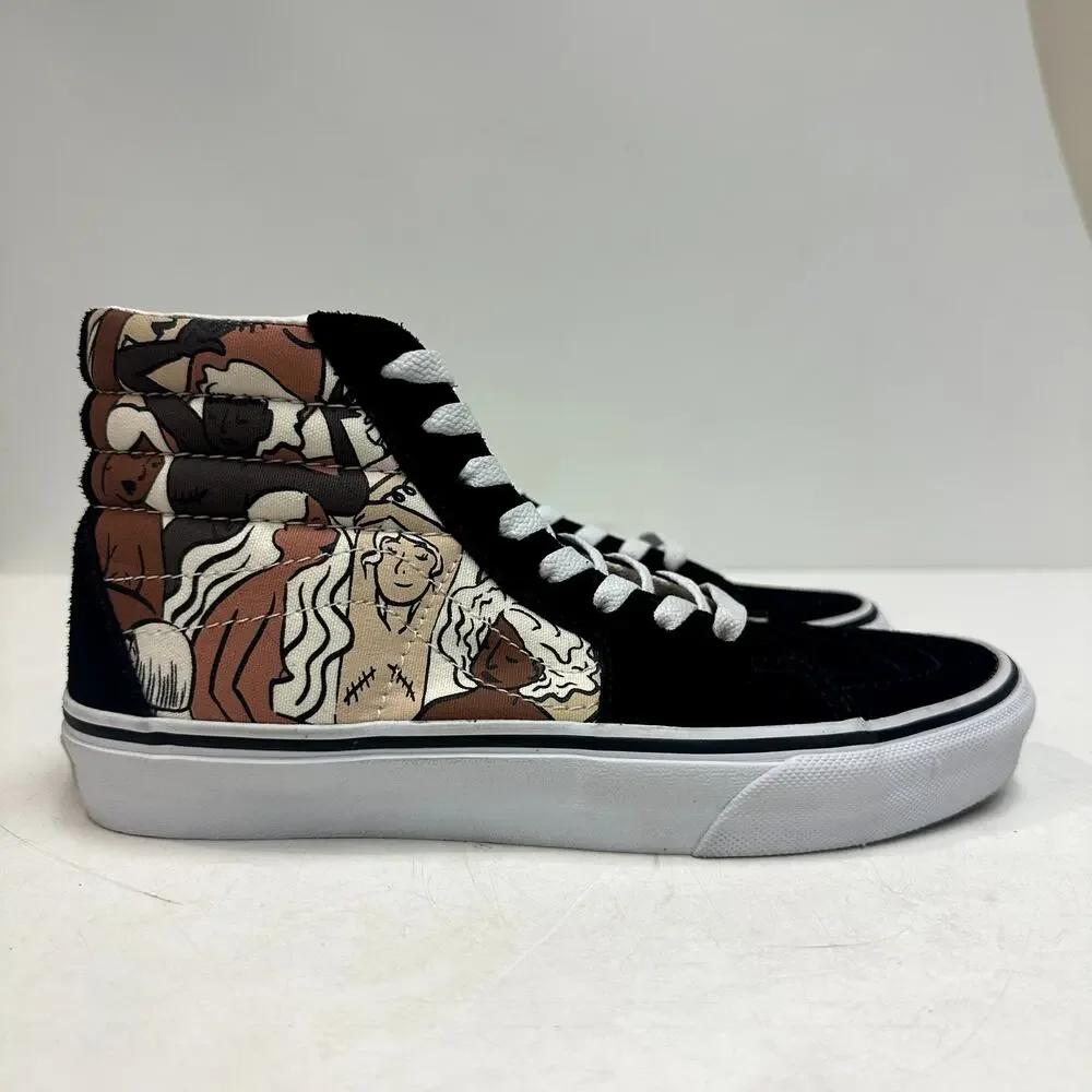 NWOT RARE VANS x CoppaFeel! Breast Cancer Awareness Sk8-Hi Sneaker Suede W 7 - Picture 3 of 11